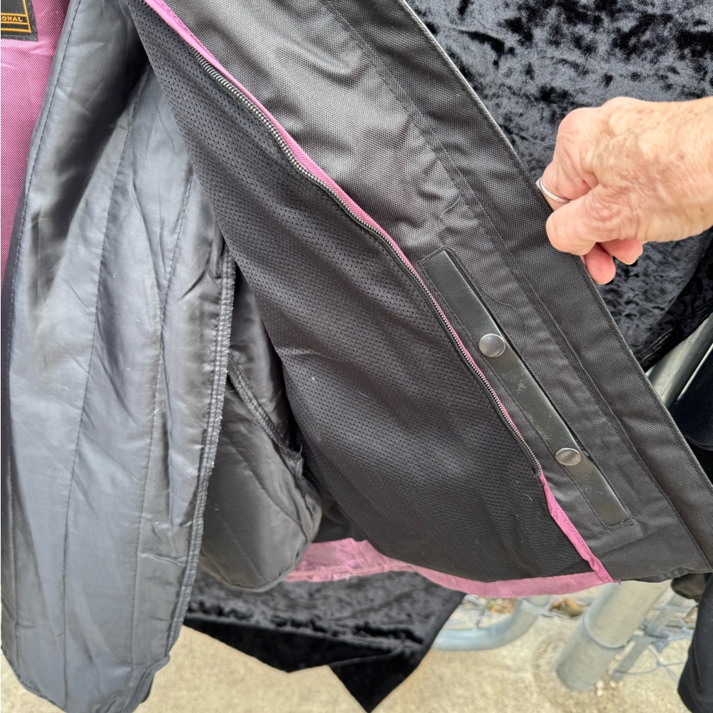 Milwaukee Leather Jacket with Pink Accents - Picture 7 of 13